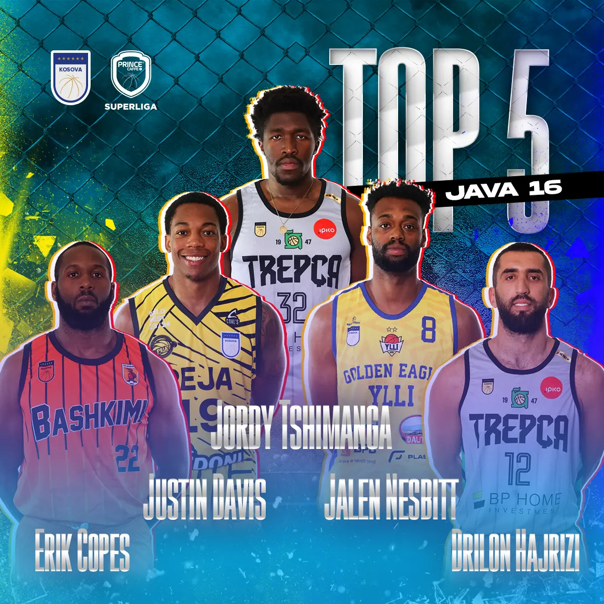 Tshimanga i Trepçës, MVP i javës